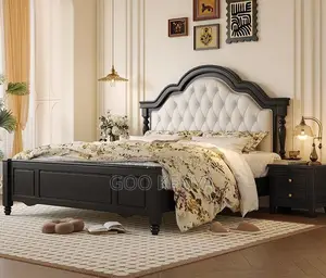 Home Bed; Solid Wood King Size Bed Frame For Master Bedrooms