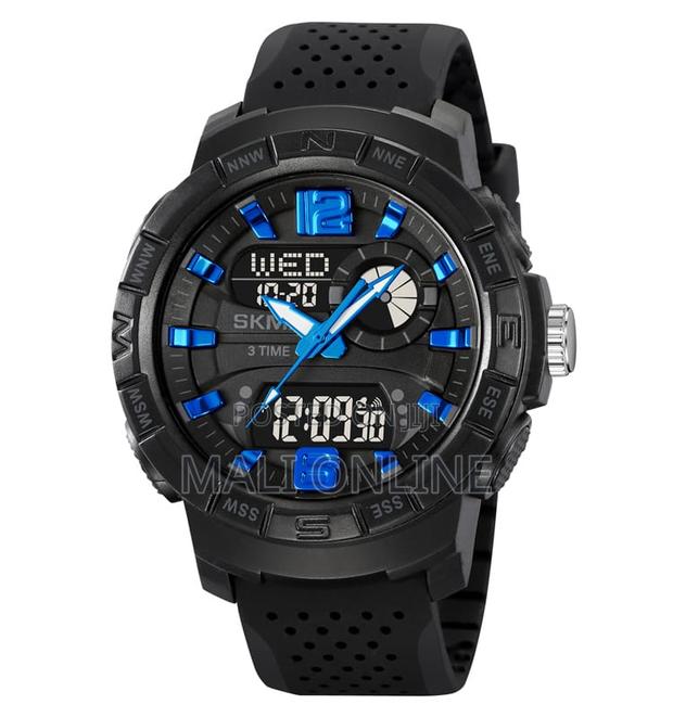 Skmei 2163 Sports Watch Dual Time Solar Powered Led Backlight