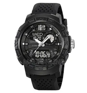 Skmei 2163 Sports Watch Dual Time Solar Powered Led Backlight