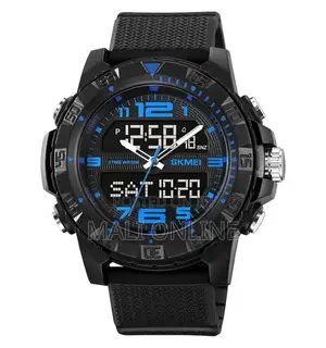 Skmei 2162 Sports Watch Dual Time Solar Powered Led Backlight
