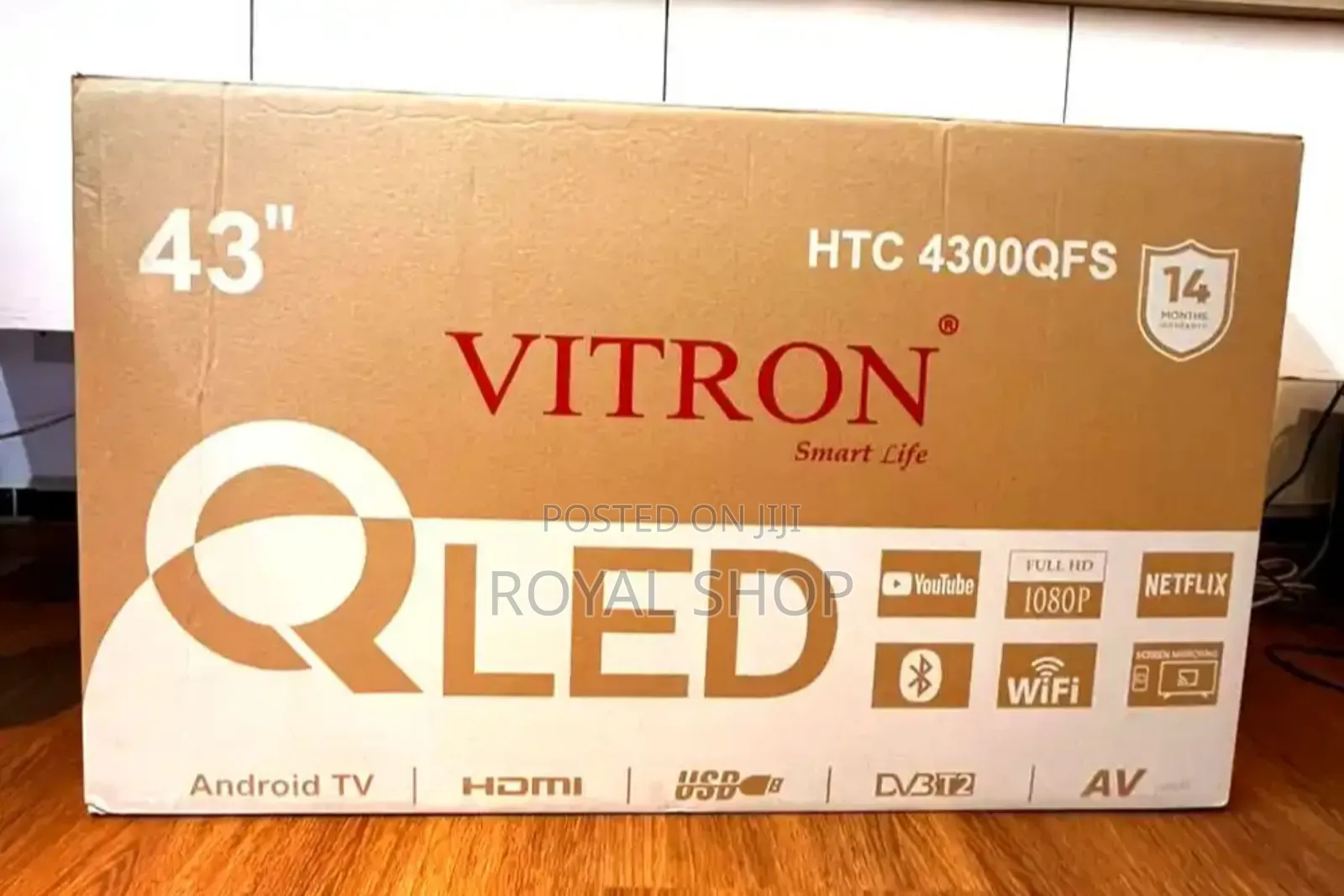 Vitron 43 Smart Qled Frameless Television