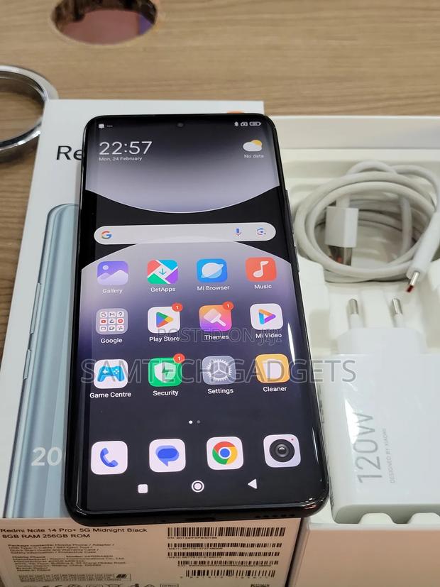New Xiaomi Redmi Note 14 Pro+ 5G 256 GB Black - thumbnail 5
