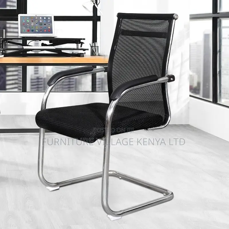Office Chair; Mesh-back Visitor Office Chair
