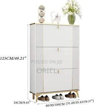 Shoes Cabinet; Tall Vertical Shoe Organizer Cabinet