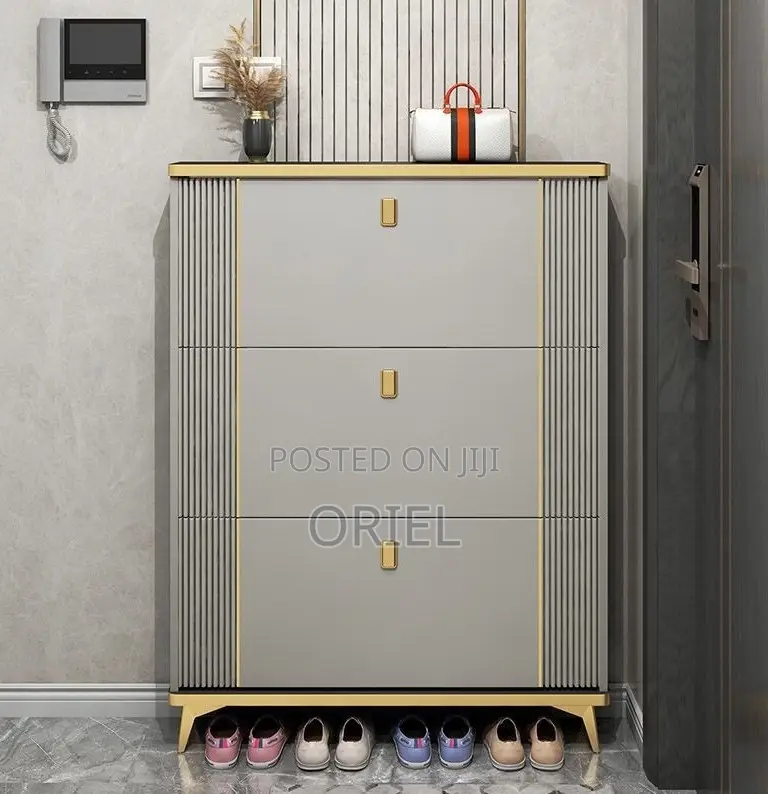 Shoes Cabinet; Tall Vertical Shoe Organizer Cabinet