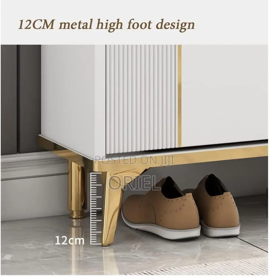 Shoes Cabinet; Tall Vertical Shoe Organizer Cabinet