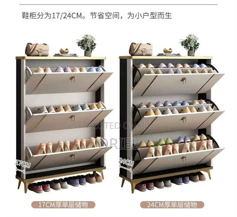Shoes Cabinet; Tall Vertical Shoe Organizer Cabinet