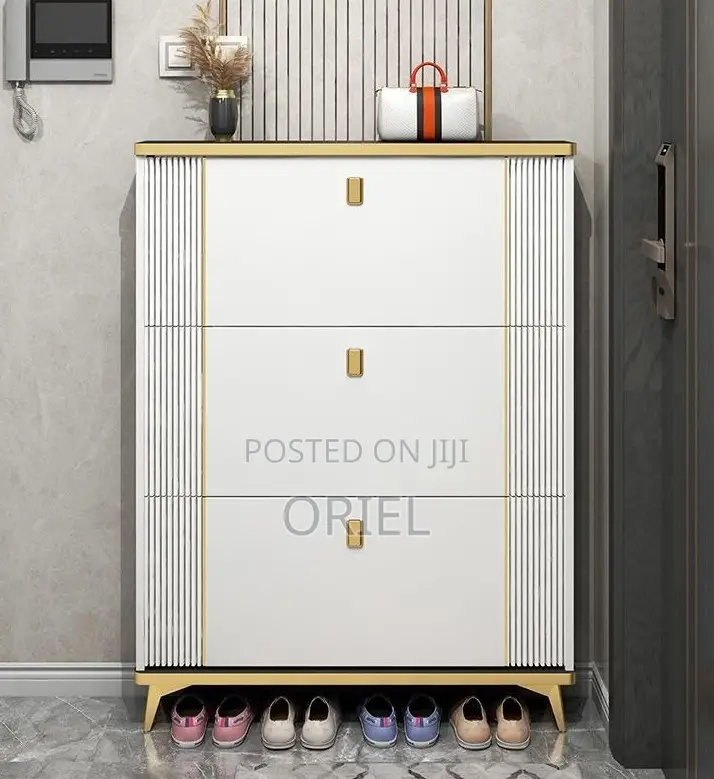 Shoes Cabinet; Tall Vertical Shoe Organizer Cabinet
