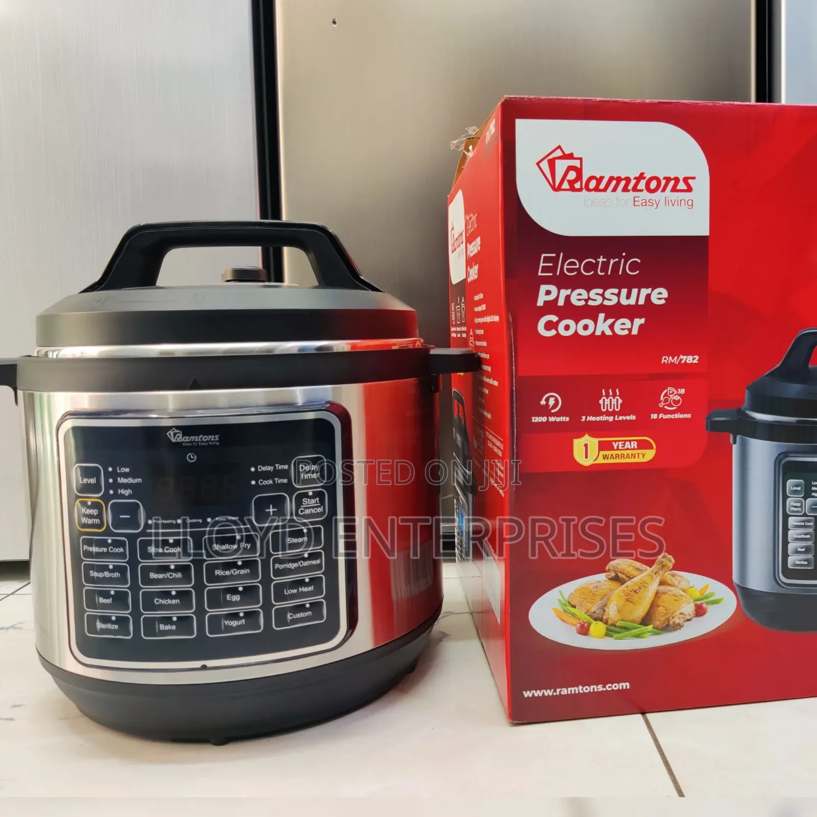 Ramton 8 L Pressure Cooker