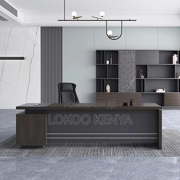 Office Desk ; 1.8meters L-Shaped Executive Desk - thumbnail 5