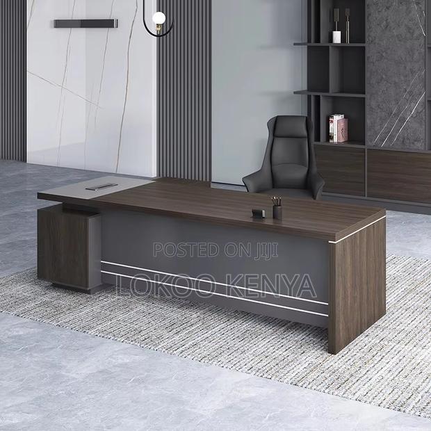 Office Desk ; 1.8meters L-Shaped Executive Desk - thumbnail 9