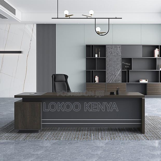 Office Desk ; 1.8meters L-Shaped Executive Desk - thumbnail 10