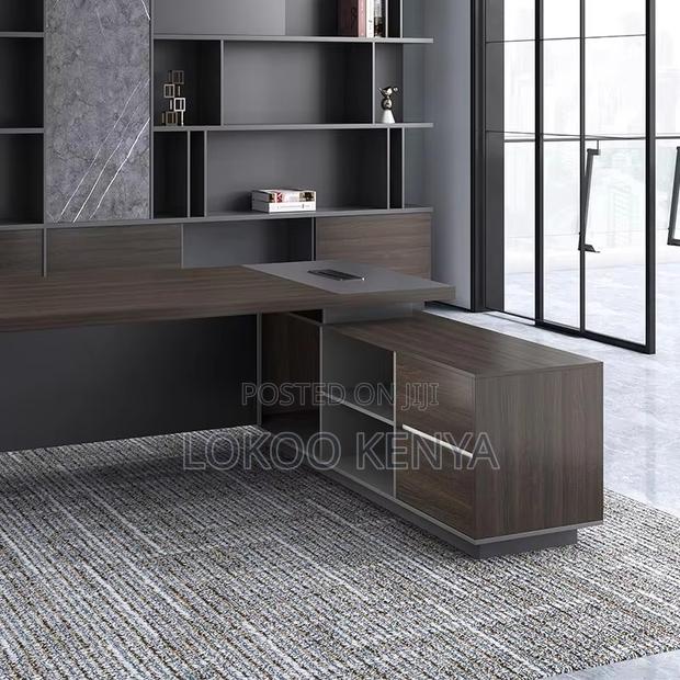 Office Desk ; 1.8meters L-Shaped Executive Desk - thumbnail 14
