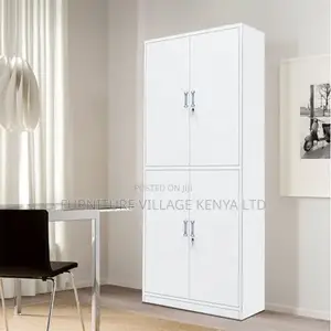 Office Cabinet; 4 Doors Lockable Office File Storage Cabinet