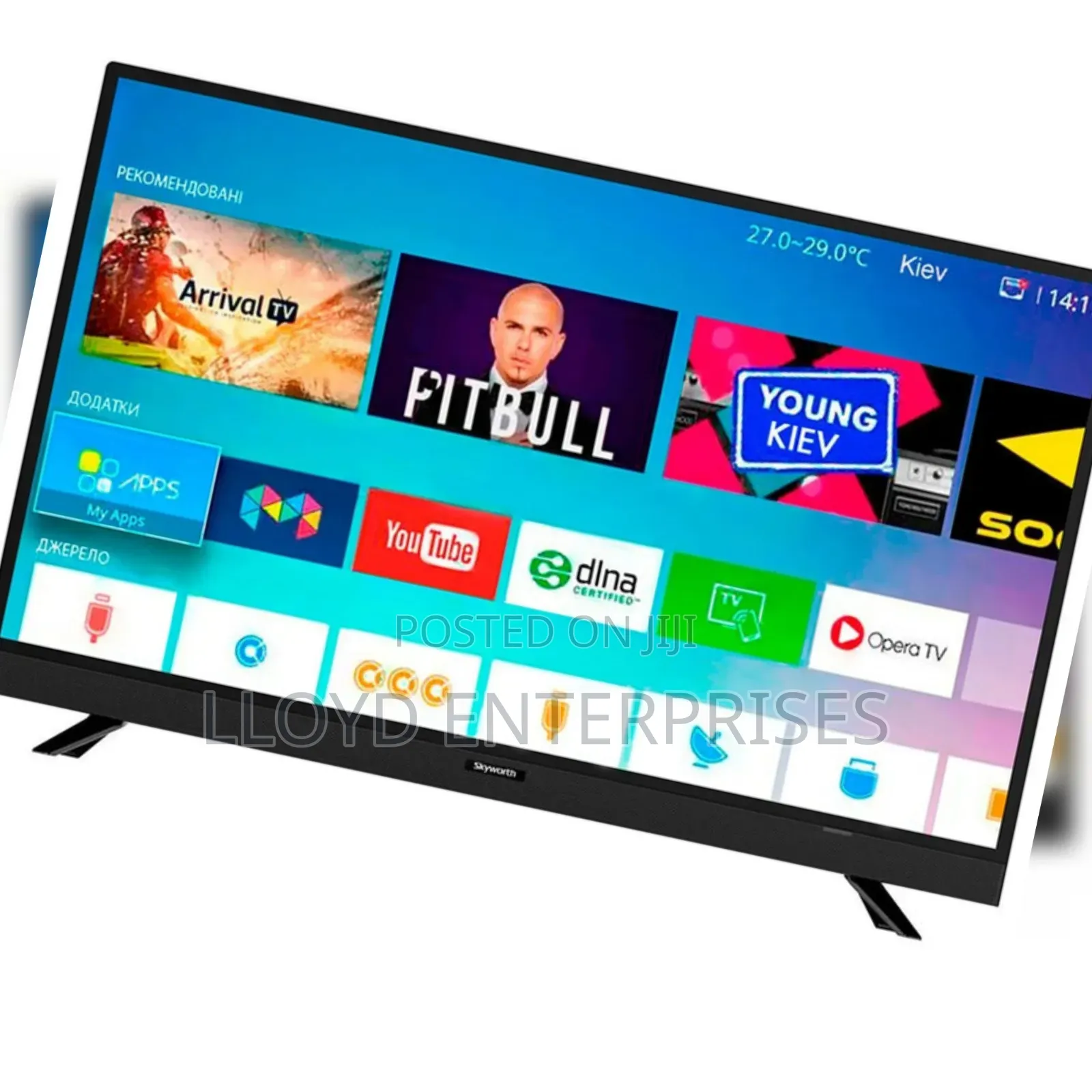 Frameless Skyworth Android Tv 43"