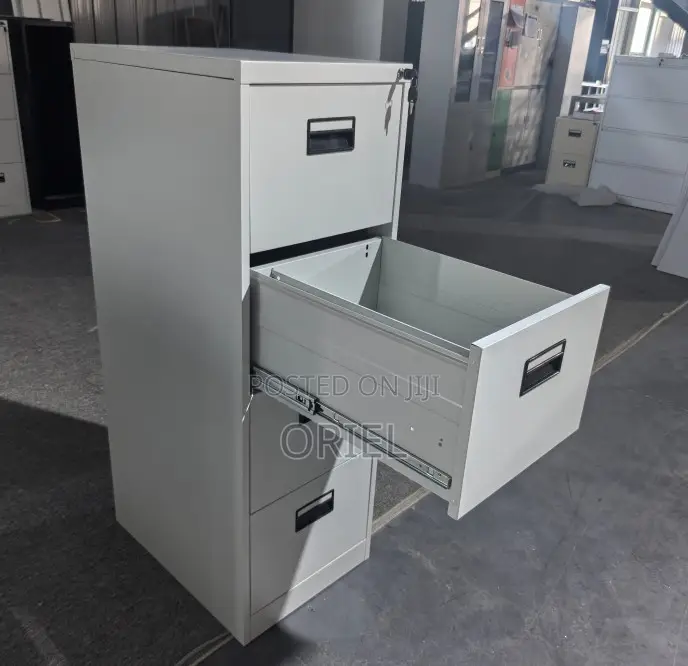 Cabinets; Secure 3-Drawer Steel Document Cabinet
