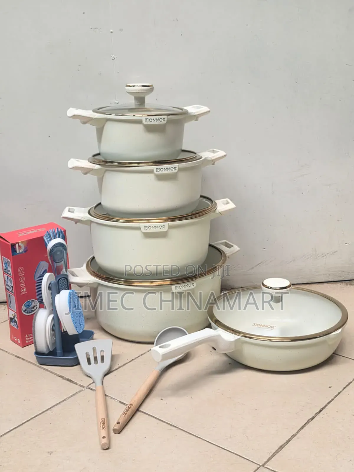 12pcs Donnor Vera Granite Non-Stick Cookware Set
