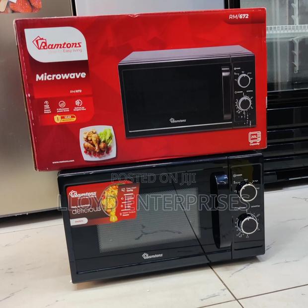 Ramton Manual Black 20l Microwave