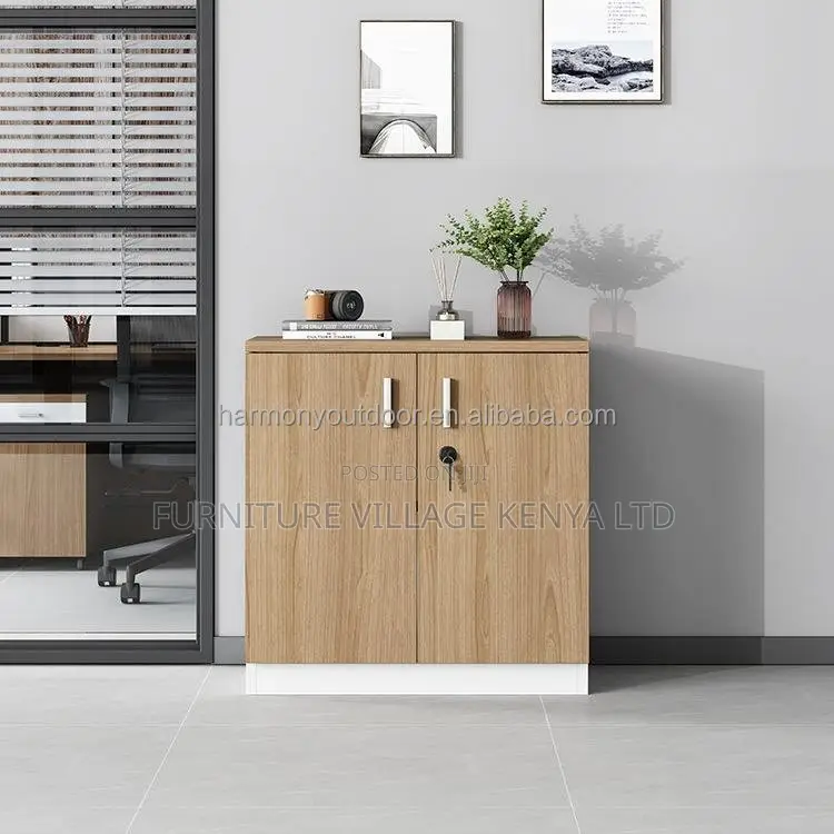 Office Cabinet; 2 Door Wooden Credenza Cabinet