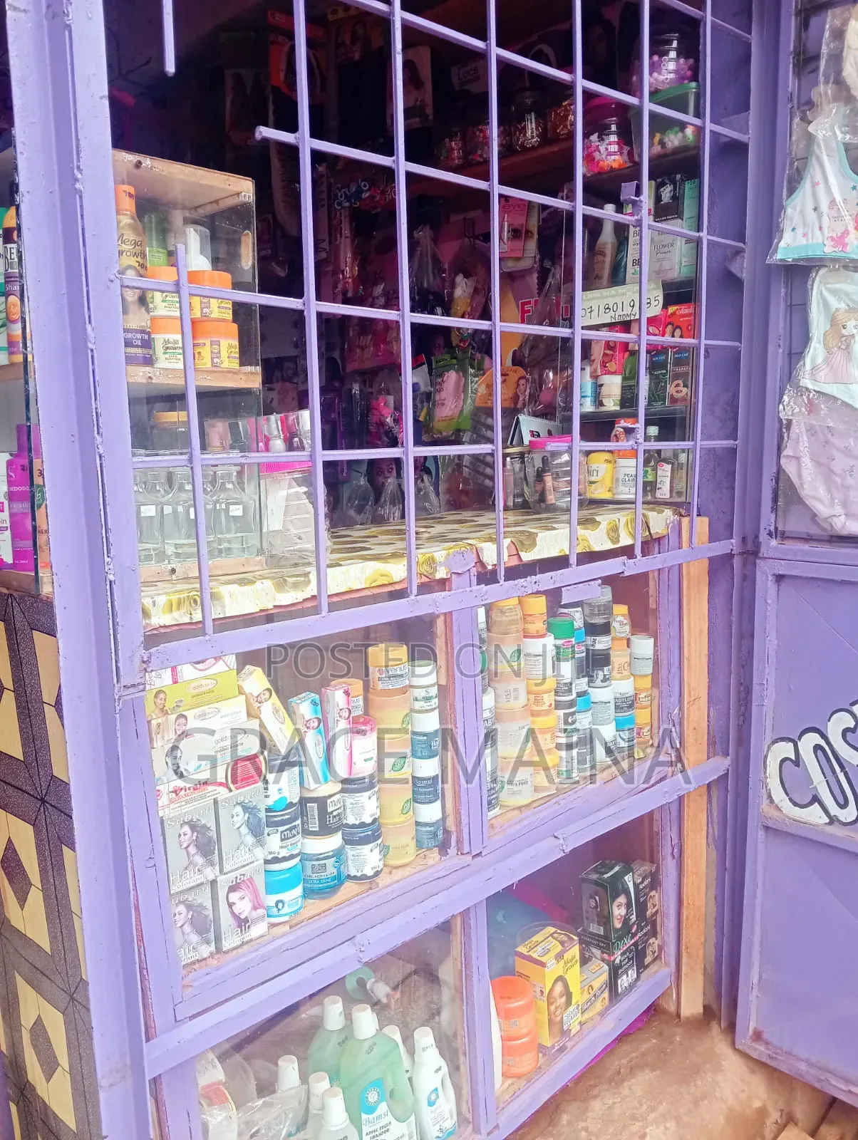 Beauty Salon Equiped and Well Maintained,With Stock