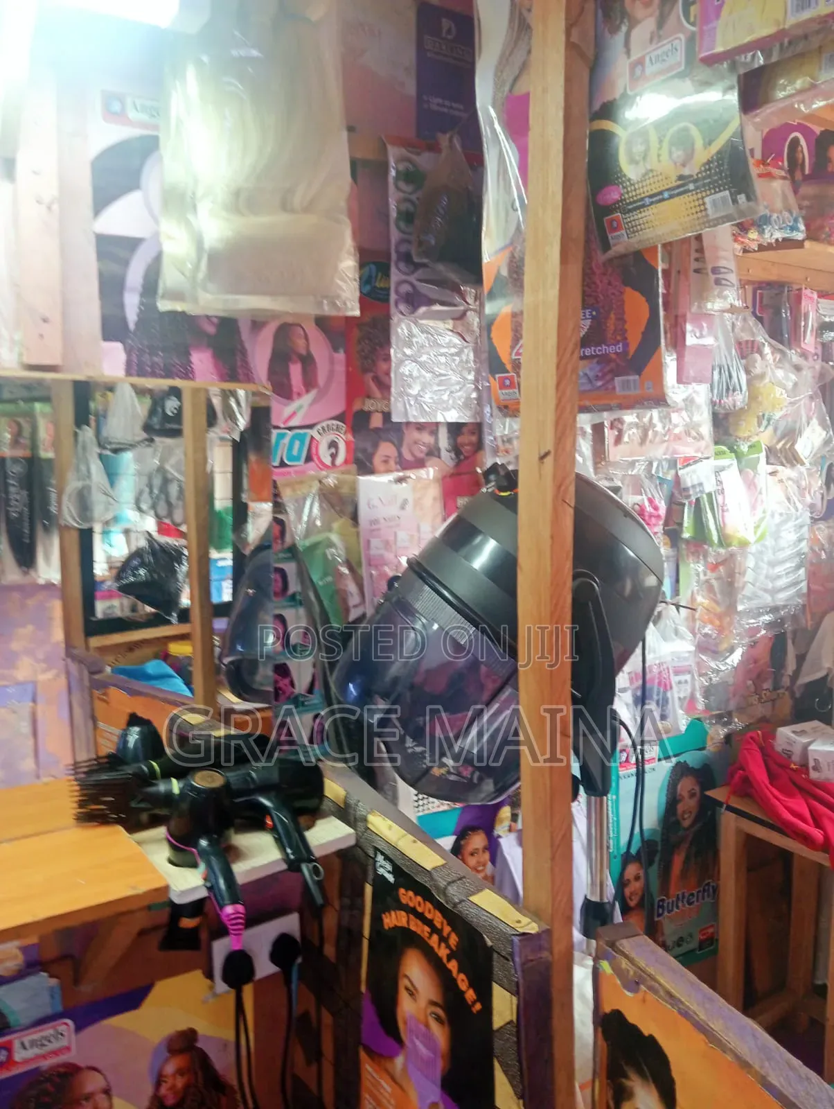 Beauty Salon Equiped and Well Maintained,With Stock