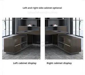 Office Desk; Modern L Shaped Executive Office Desk