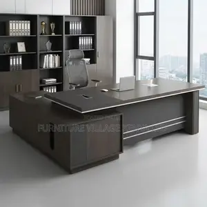 Office Desk; Modern L Shaped Executive Office Desk