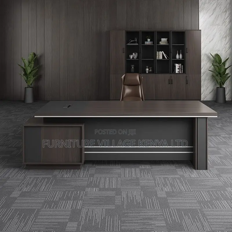 Office Desk; Modern L Shaped Executive Office Desk