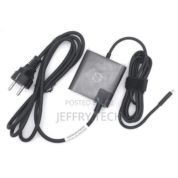 Hp Laptop Charger Type-C (65w) + Power Cable