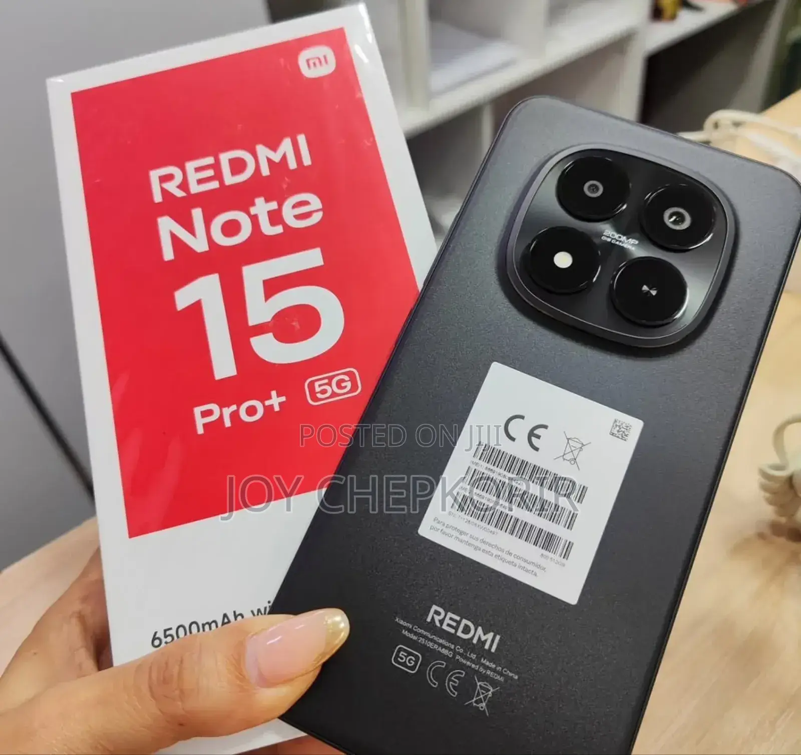 New Xiaomi Redmi Note 15 Pro+ 512 GB Black
