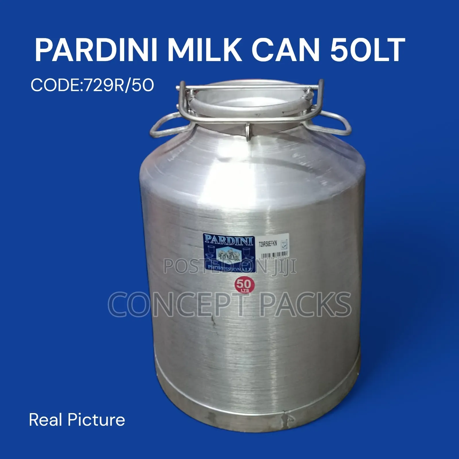 Pardini Aluminium Milk Can 50l