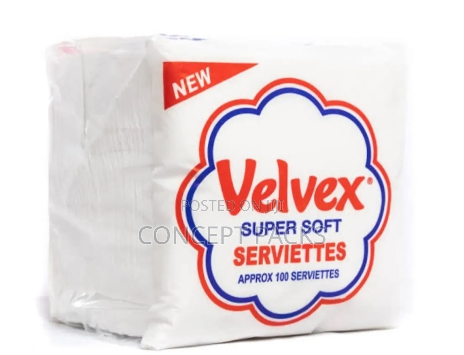 20pcs Velvet White Serviettes App 100sheets
