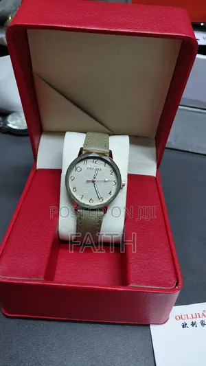 Clean Leather Watch for Ladies
