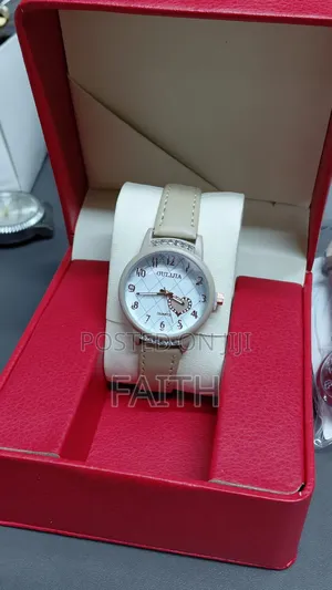 Clean Leather Watch for Ladies