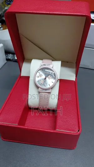 Clean Leather Watch for Ladies