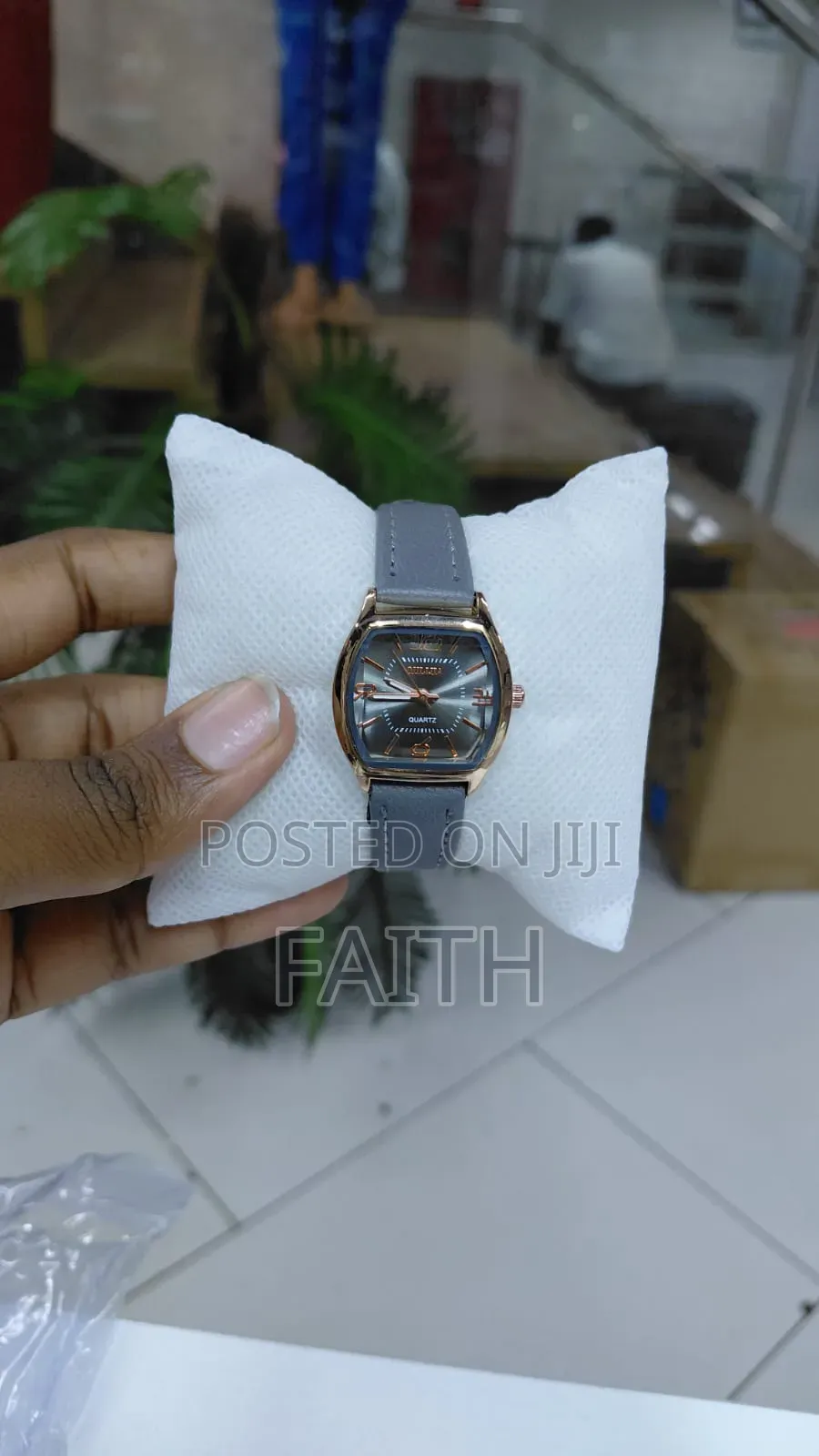 Clean Leather Watch for Ladies