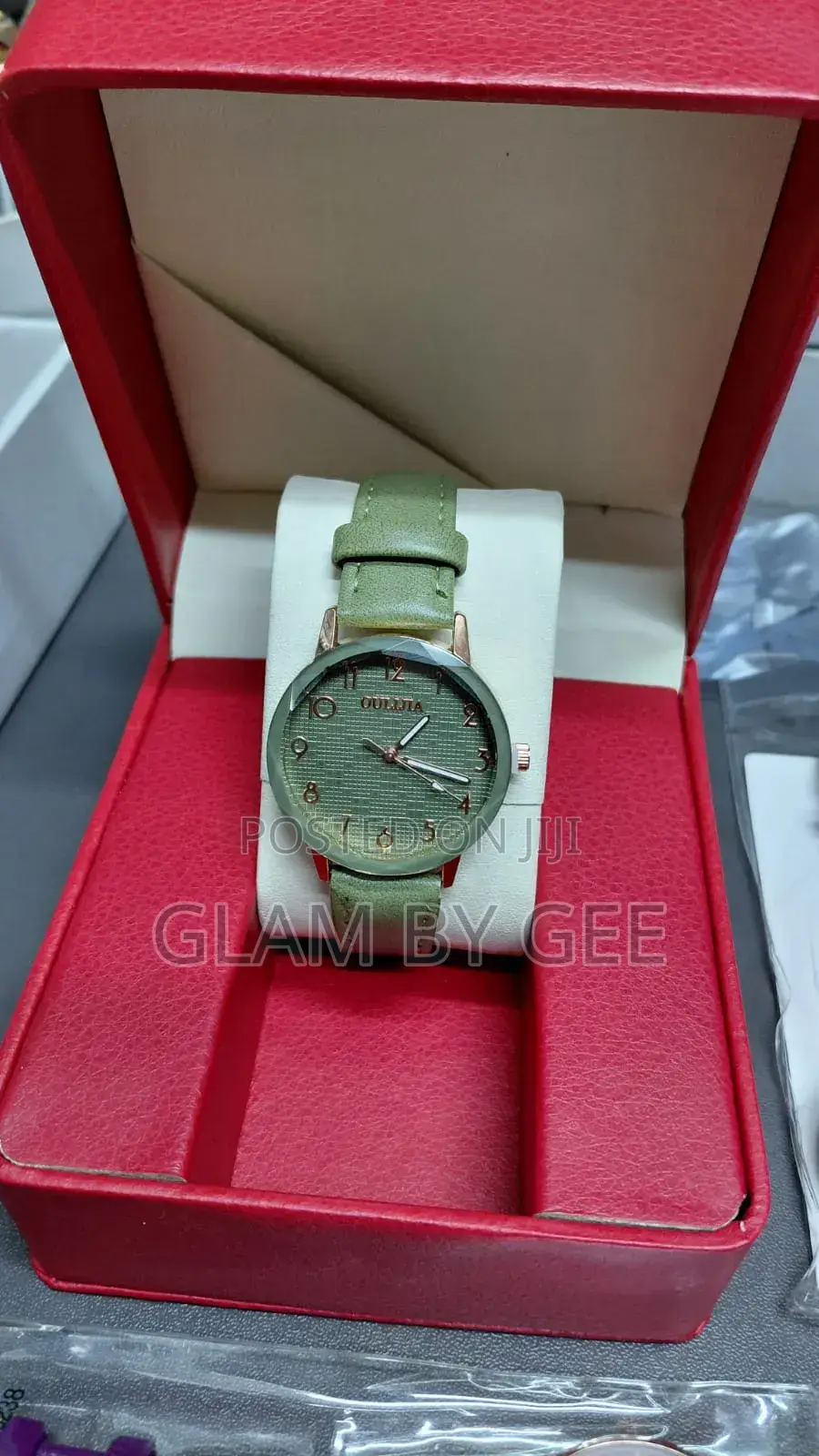 Clean Leather Watch for Ladies
