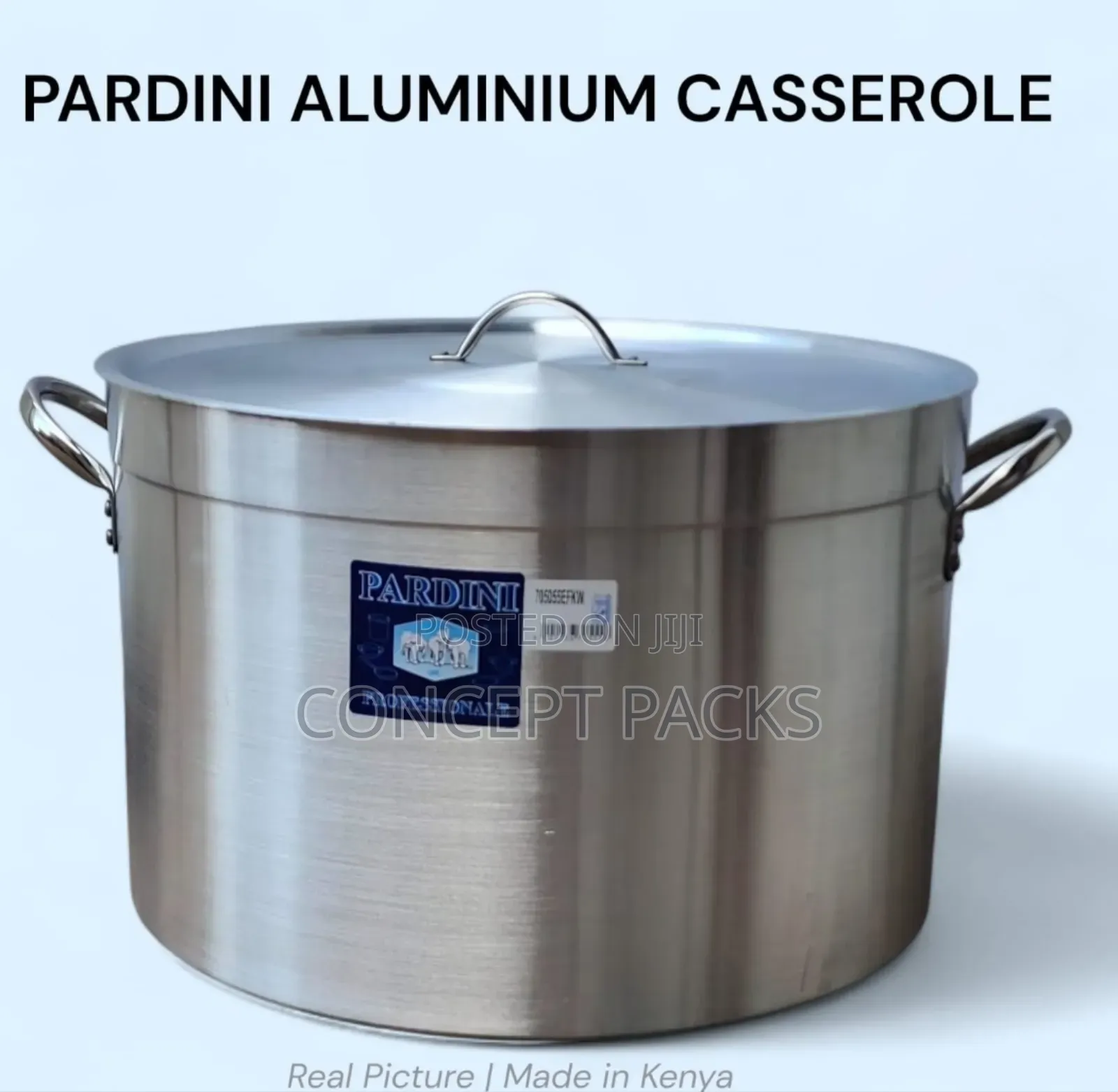 17 Litres Pardini Aluminium Casserole- Heavy Duty.