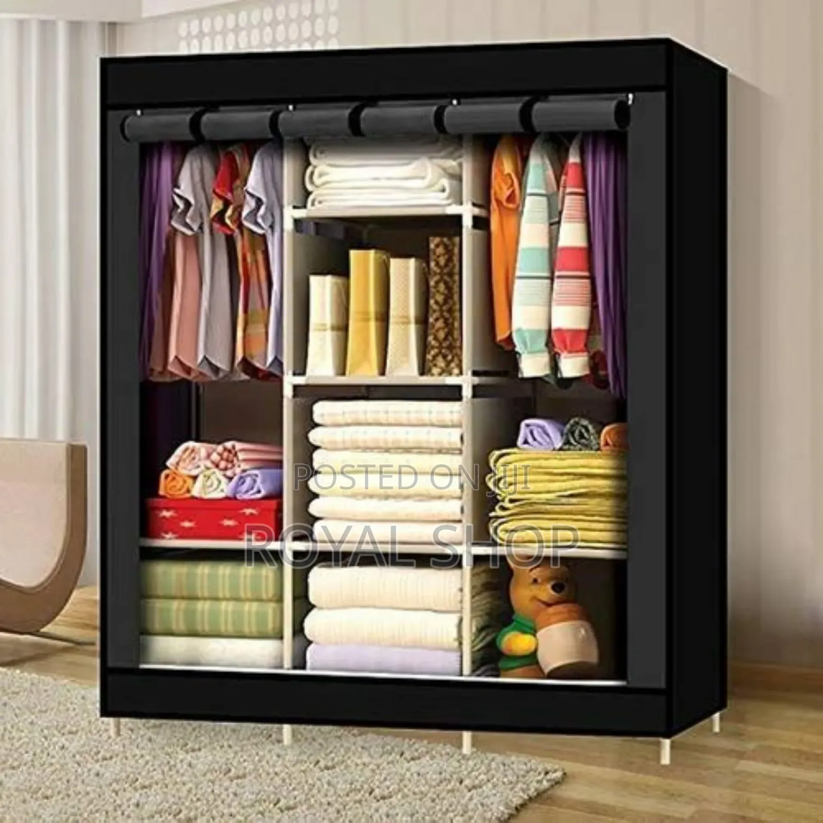 Portable Wardrobe 3 Columns