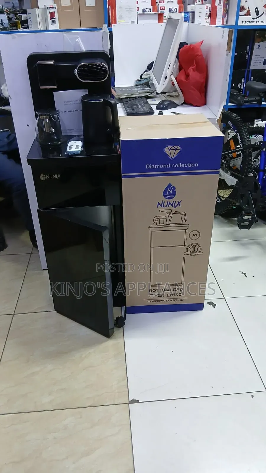 Nunix A1c Hot, Normal and Cold Bottom Load Water Dispenser