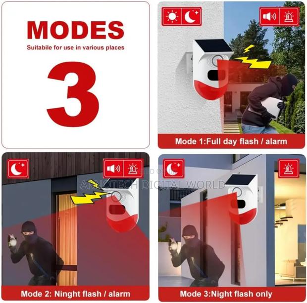 Infrared Sensor Pir Motion Sensor Remote Controlled Security Alarm - thumbnail 4