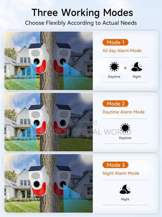 Infrared Sensor Pir Motion Sensor Remote Controlled Security Alarm - thumbnail 7