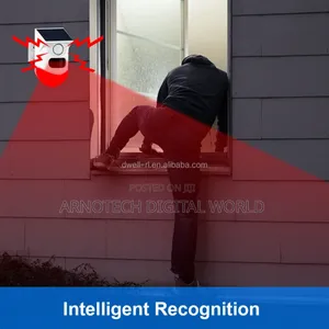 Indoor / Outdoor Solar Infrared Remote Control Intrusion Sensor Alarm