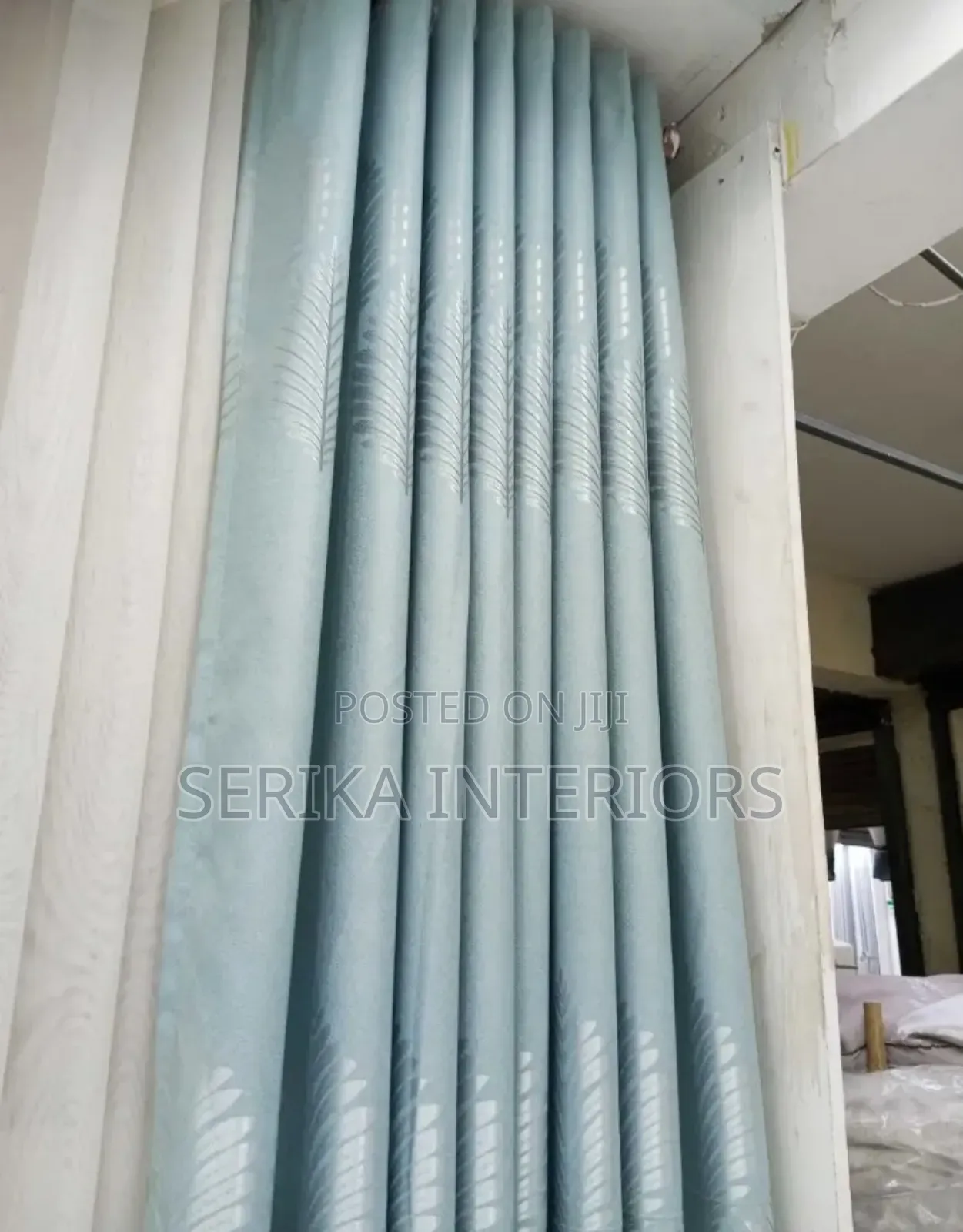 Sky Blue Curtains Curtains Environmental Friendly Robertson's