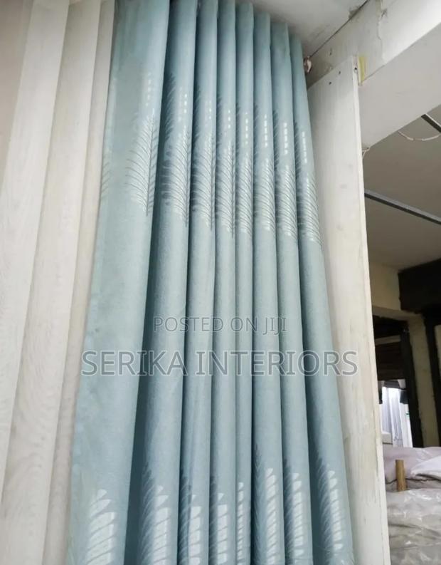 Sky Blue Curtains Curtains Environmental Friendly Robertson's