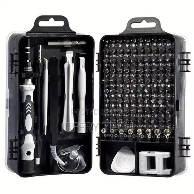 115-in-1 Precision Screwdriver Set With Magnetic Mini Screws And Nuts