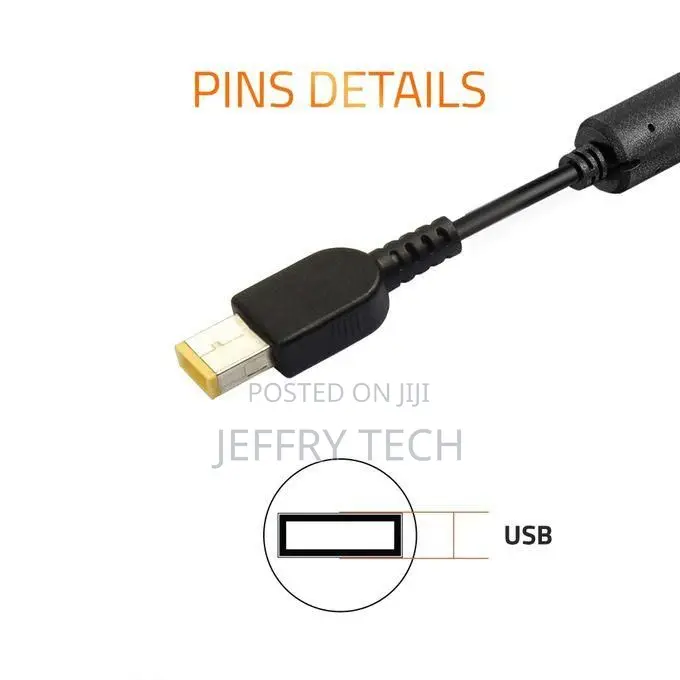 Lenovo Lenovo Portable Pc Charger 20v-2.25a-45w