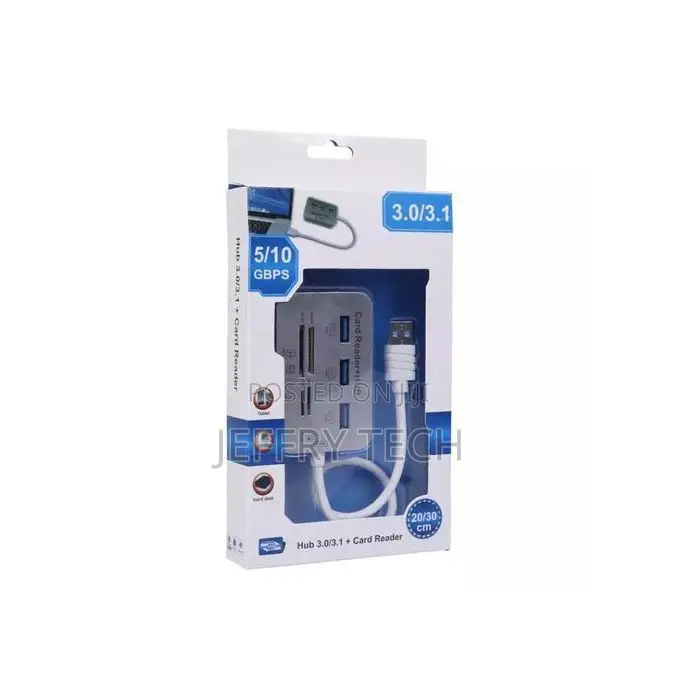 3-Port Type-C Multi-in-1 Aluminum 3.0/3.1 Ms Sd M2 Tf Card Hub