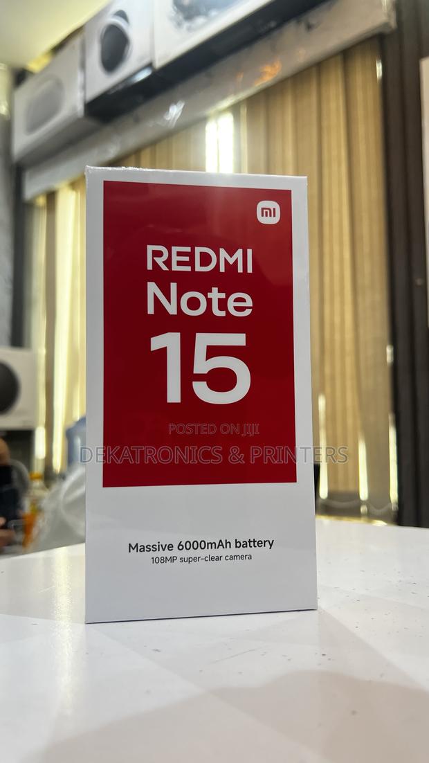 New Xiaomi Redmi Note 15 256 GB Black - main view