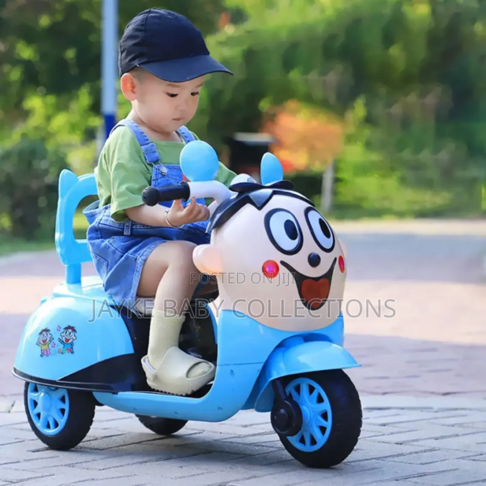 2–8y Kids Electric 3-Wheel Cartoon Motorbike | Safe Fun Ride